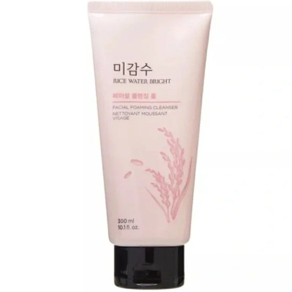 New! The Face Shop Rice Water Foaming Face Cleanser - Vegan